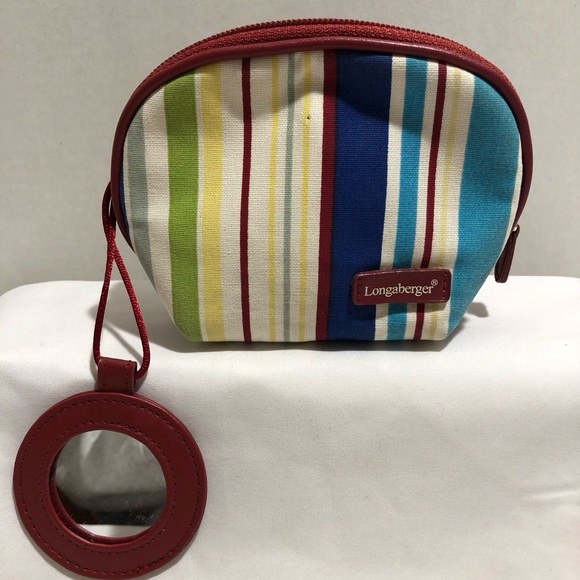 Longaberger Small Cosmetic Case with Mirror - Picture 6 of 11